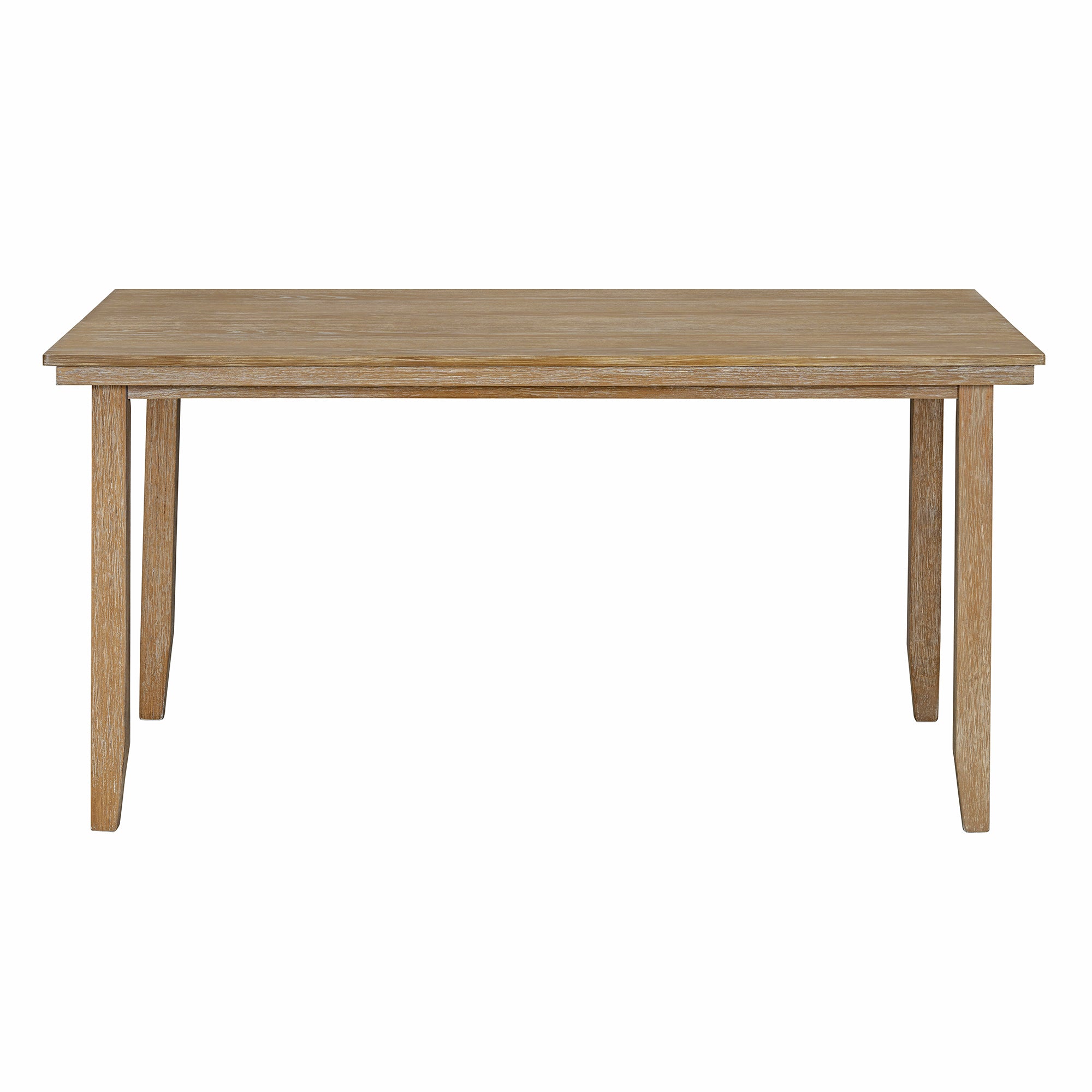 6-Piece Rustic Dining Set w/ Bench - Natural Wood