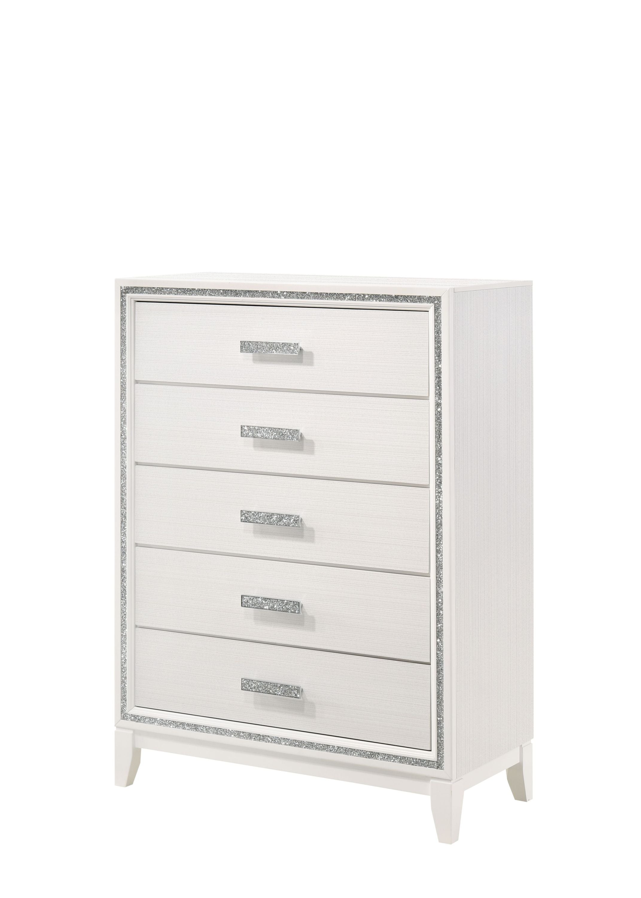 Haiden White Chest - Modern Bedroom Storage