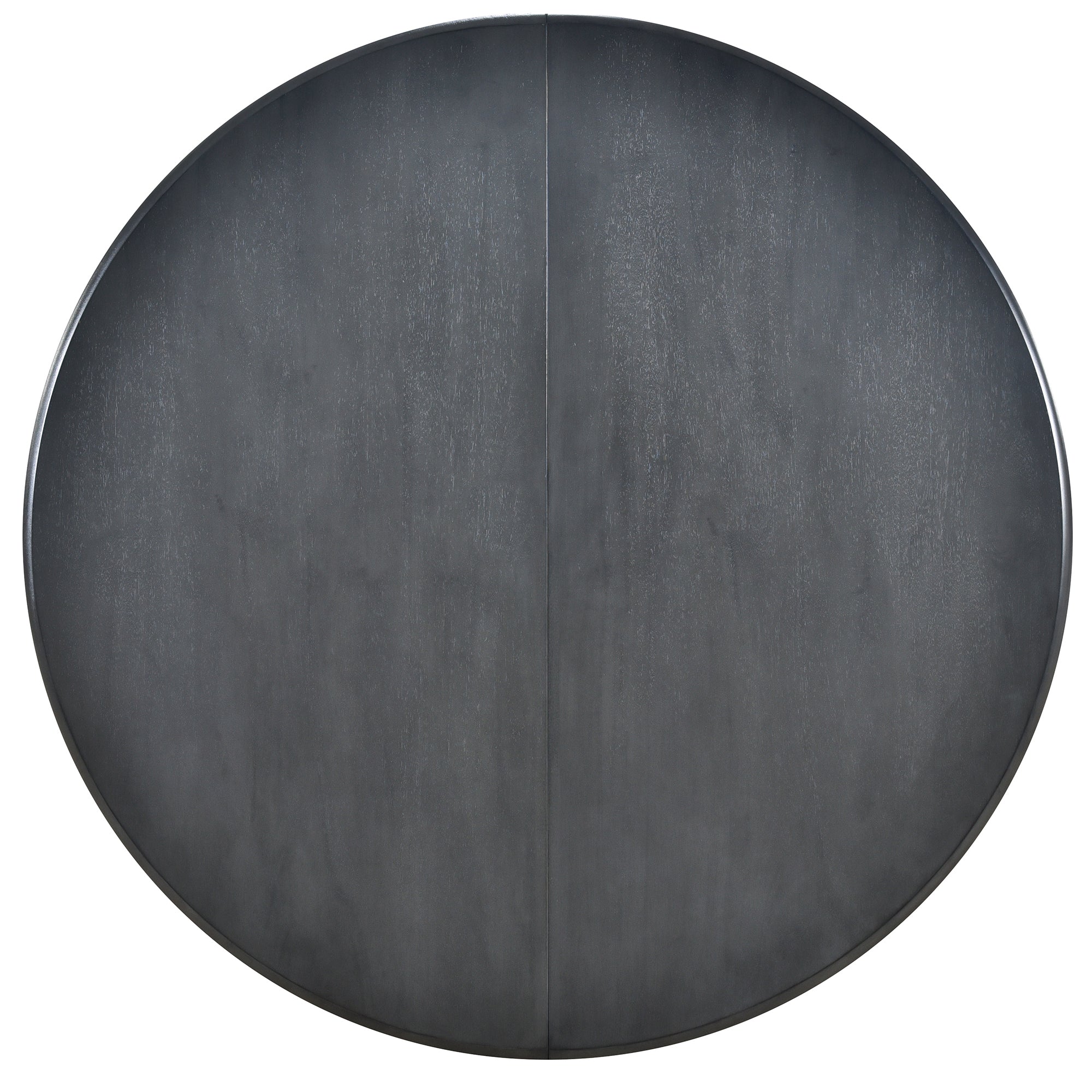 5-Piece Round Extendable Dining Table Set (Gray)