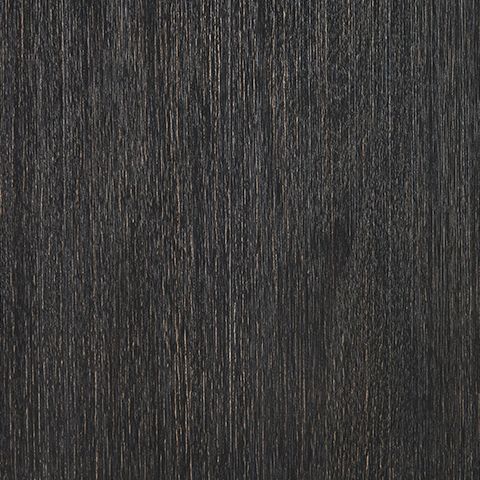 Dark wood bench panel with vertical grain texture and subtle speckled finish