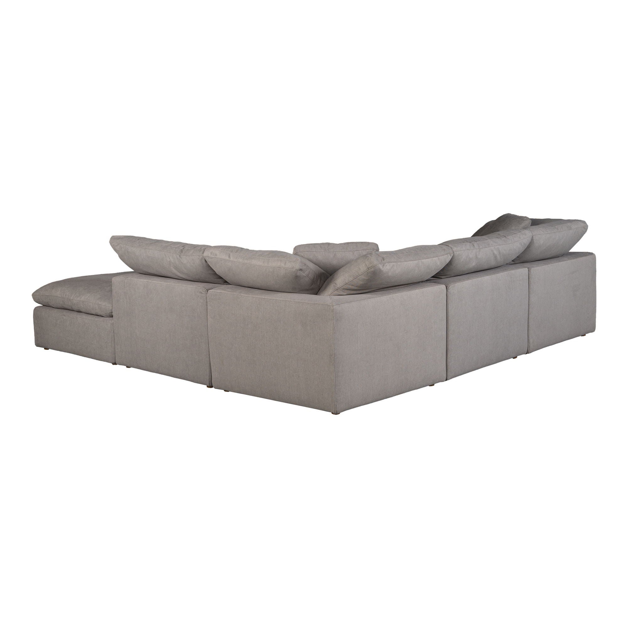 Light Gray Modular Sectional - Terra Condo, Stain-Resistant-Stationary Sectionals-American Furniture Outlet