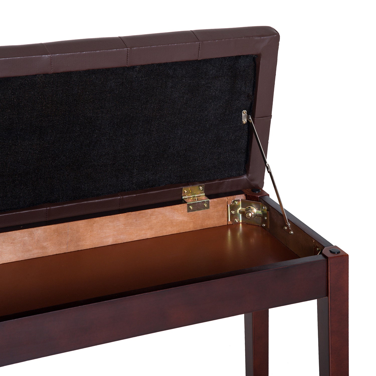 Duet Piano Bench - Faux Leather Padded Seat