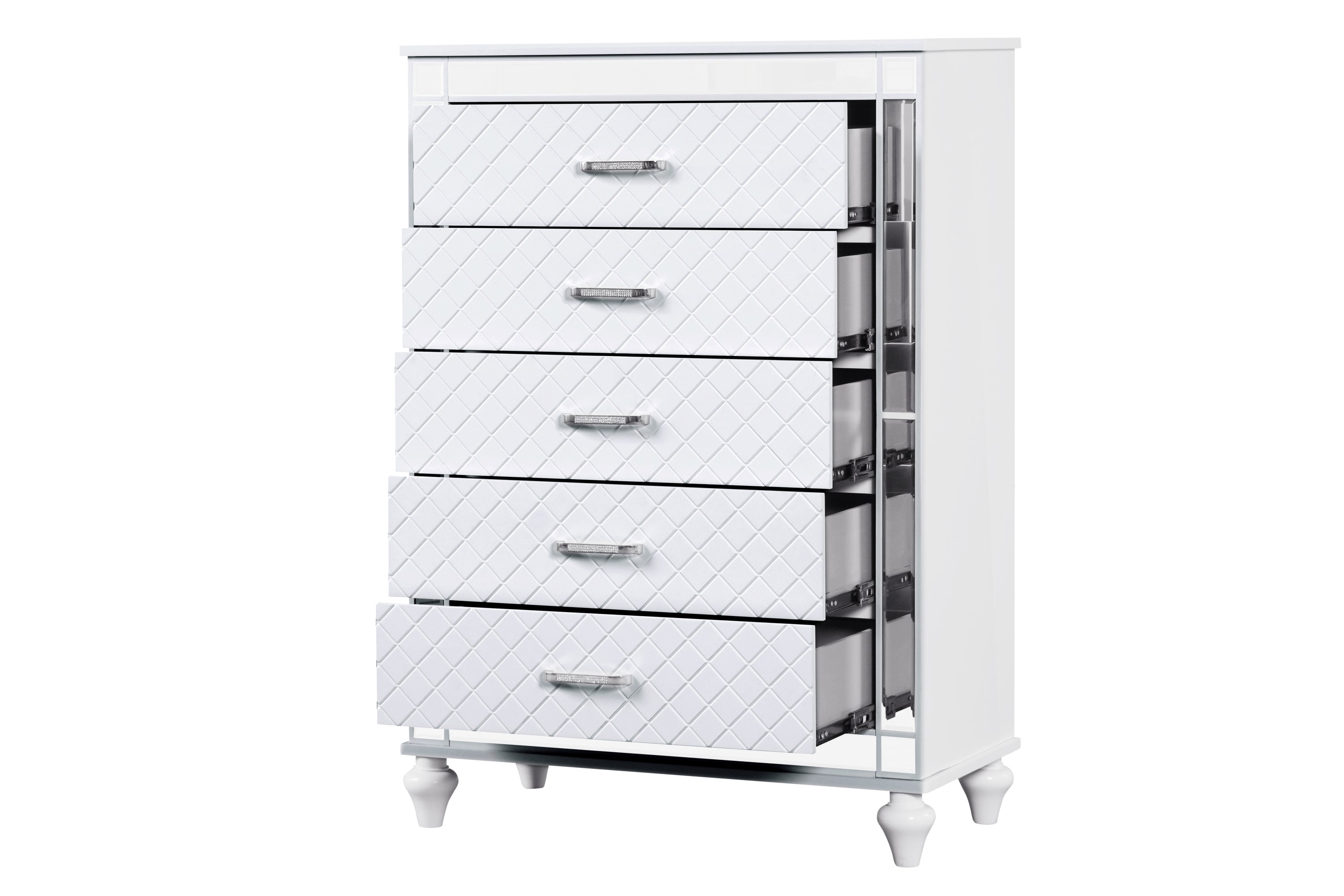 Silver Champagne Livorno Chest G02790-CH