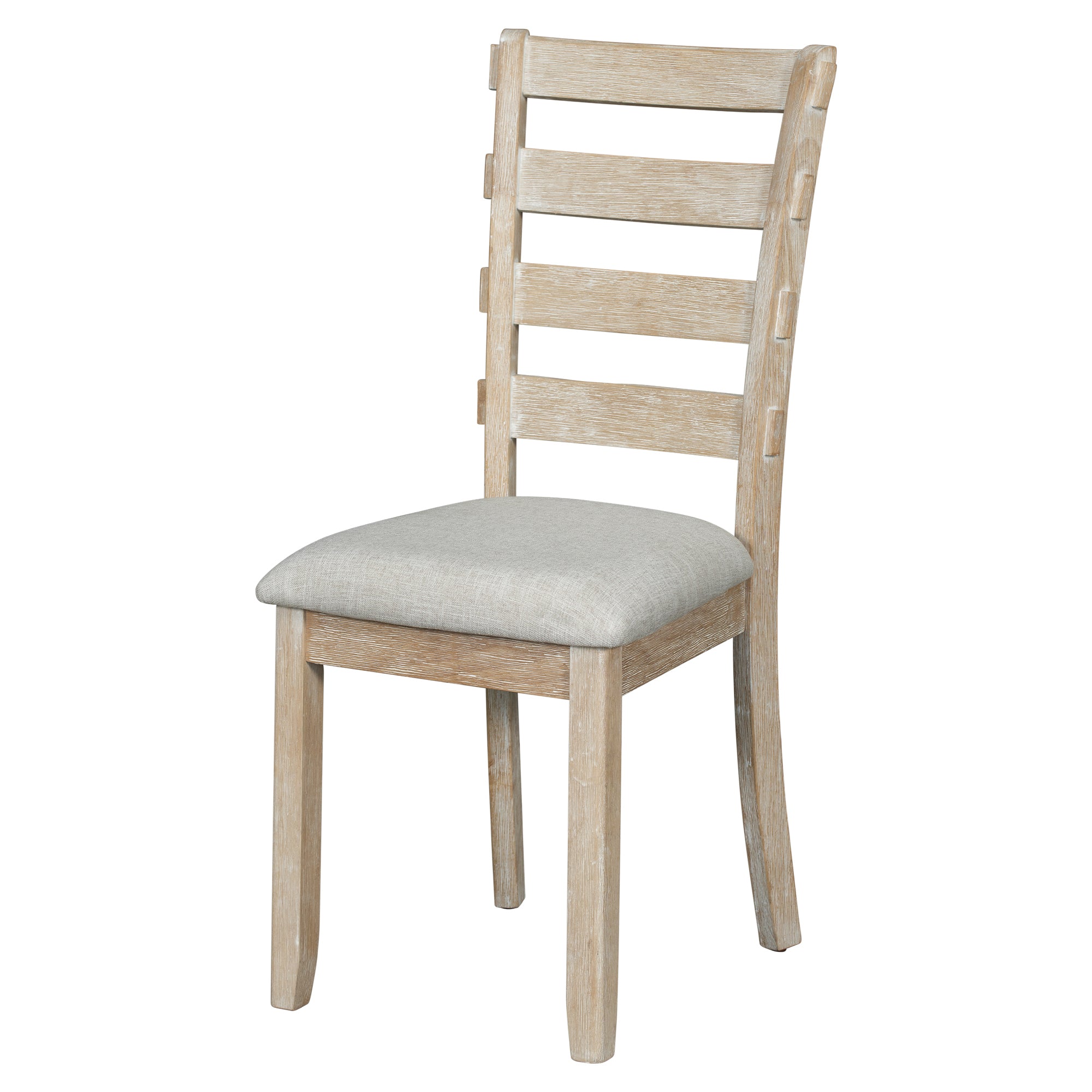 6-Piece Rubber Wood Dining Set