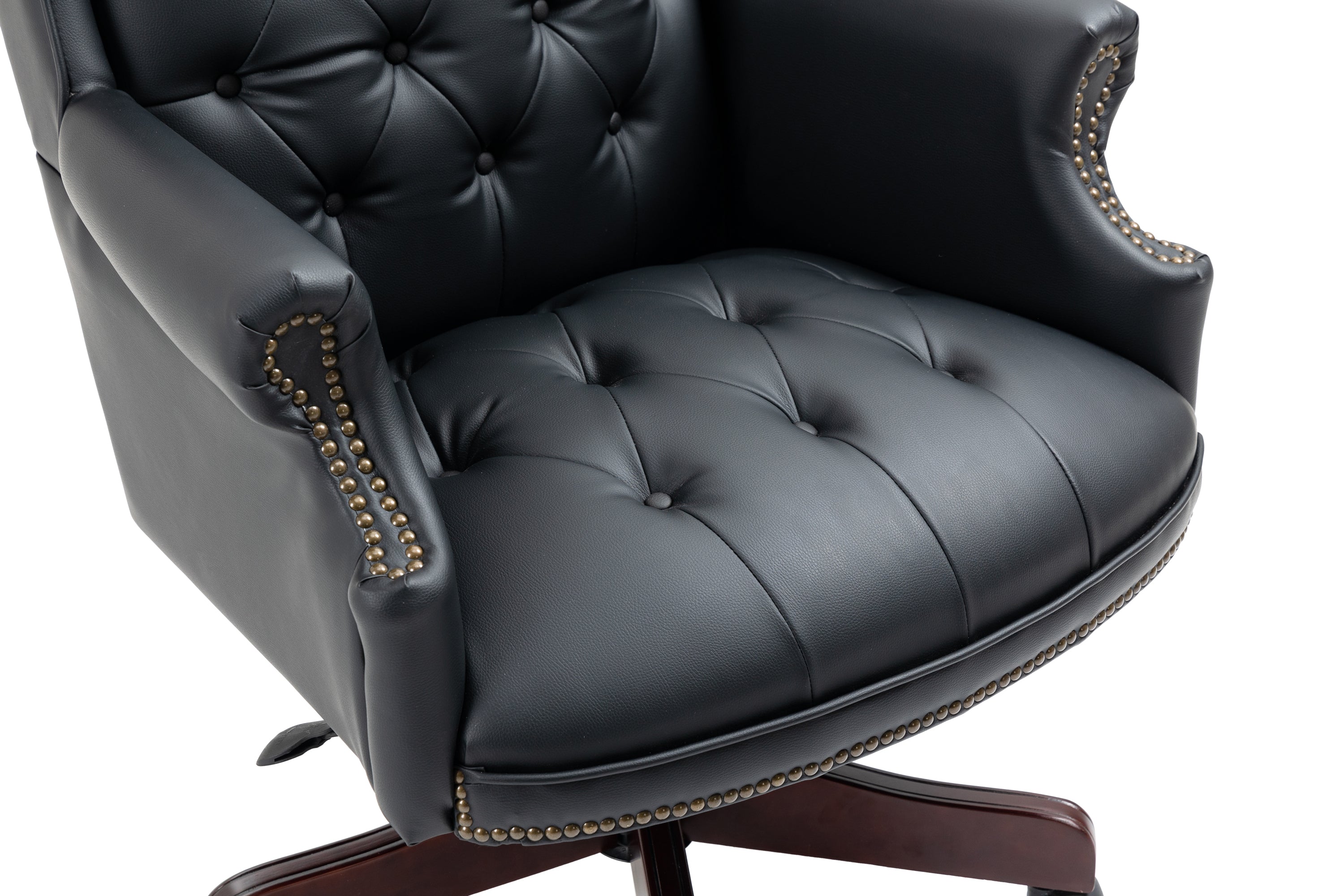 High Back Reclining Executive Office Chair - PU Leather