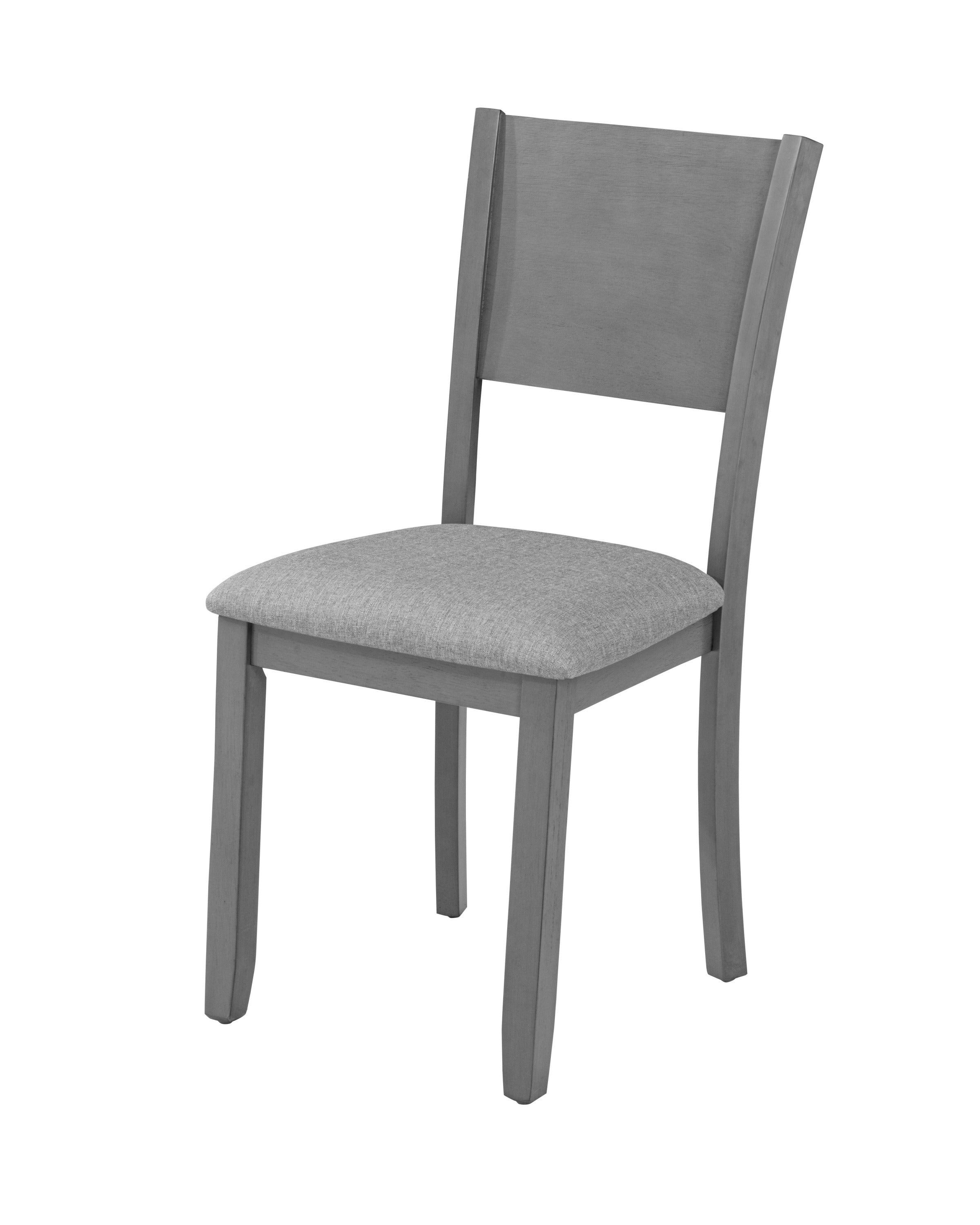 5 Pc Modern Dining Set w/Table & 4 Chairs, Gray