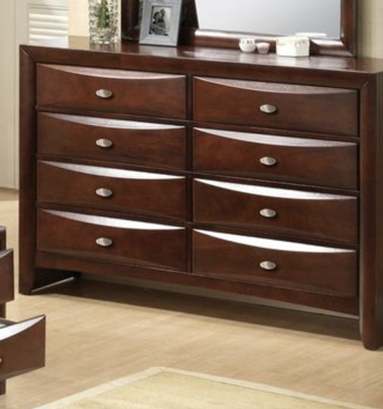 Ireland Espresso Finish Dresser | Durable & Stylish Bedroom Storage