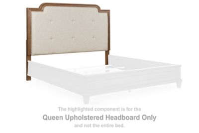 Jorlaina - Queen Upholstered Panel Headboard - Brown