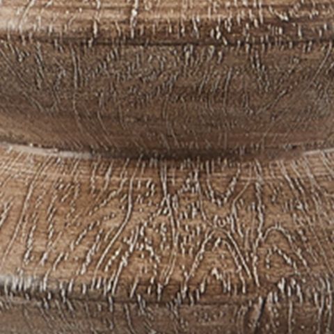 Close-up of brown distressed poly lamp base texture