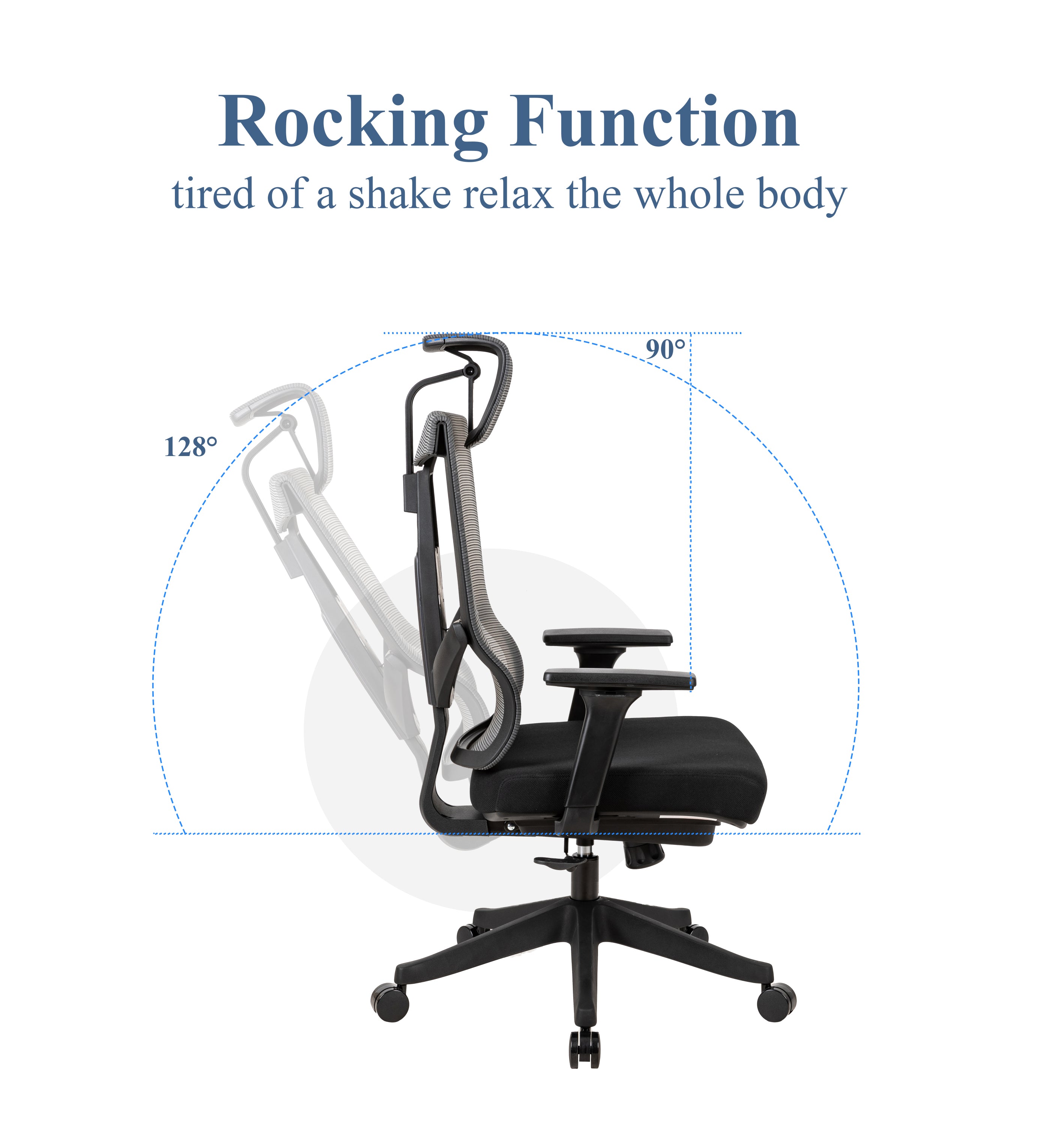 Ergonomic Office Chair with Adjustable Lumbar Support