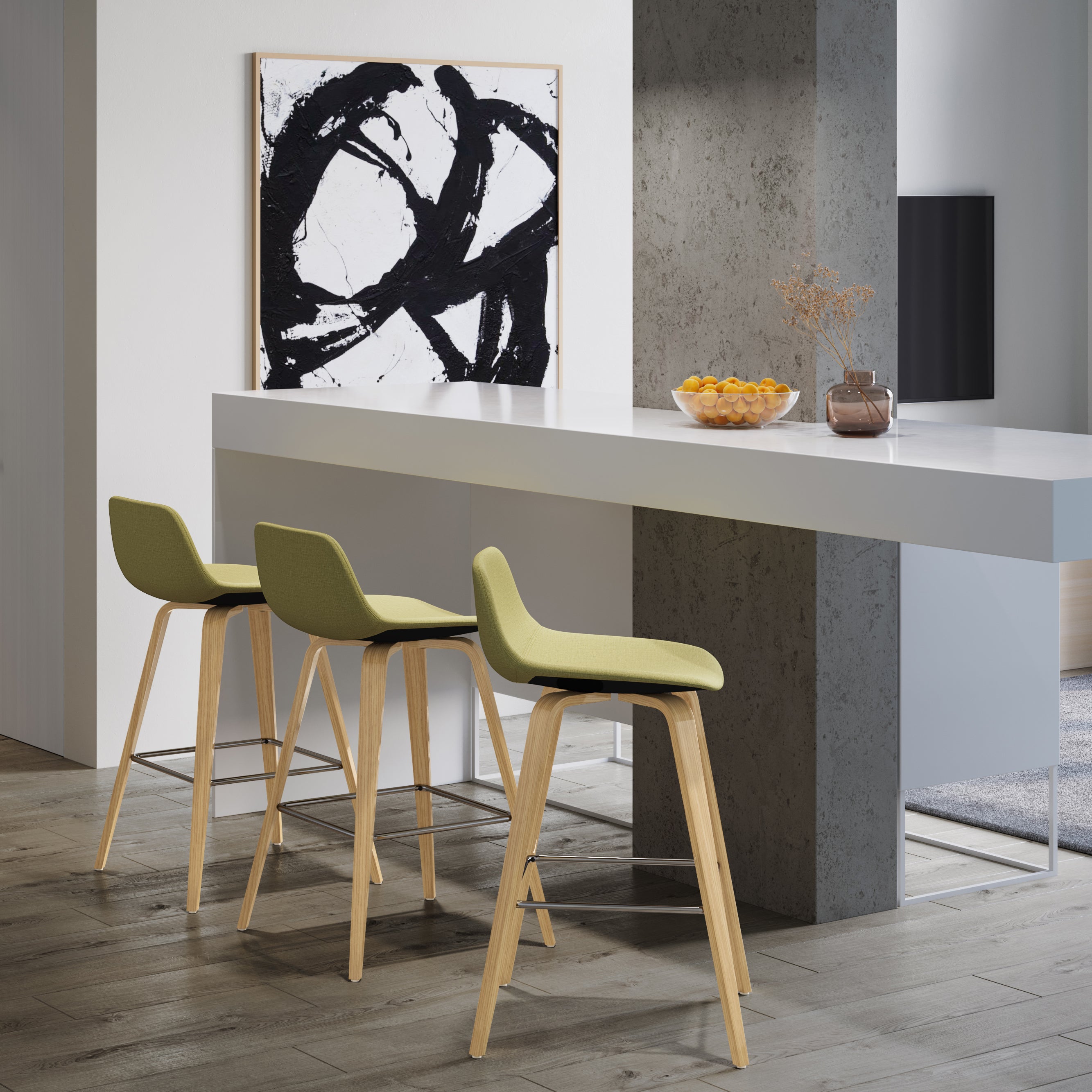 Harvard Bentwood Counter & Bar Stools (Set of 2)