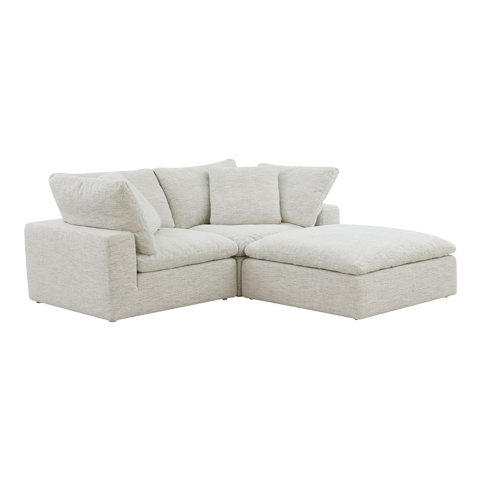 Clay Beige Nook Sectional - 3-Piece Modular-Stationary Sectionals-American Furniture Outlet