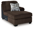 Landsings - RAF Corner Chaise - Chocolate