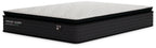 Black mattress with quilted white top and Ashley Sleep logo on side edge