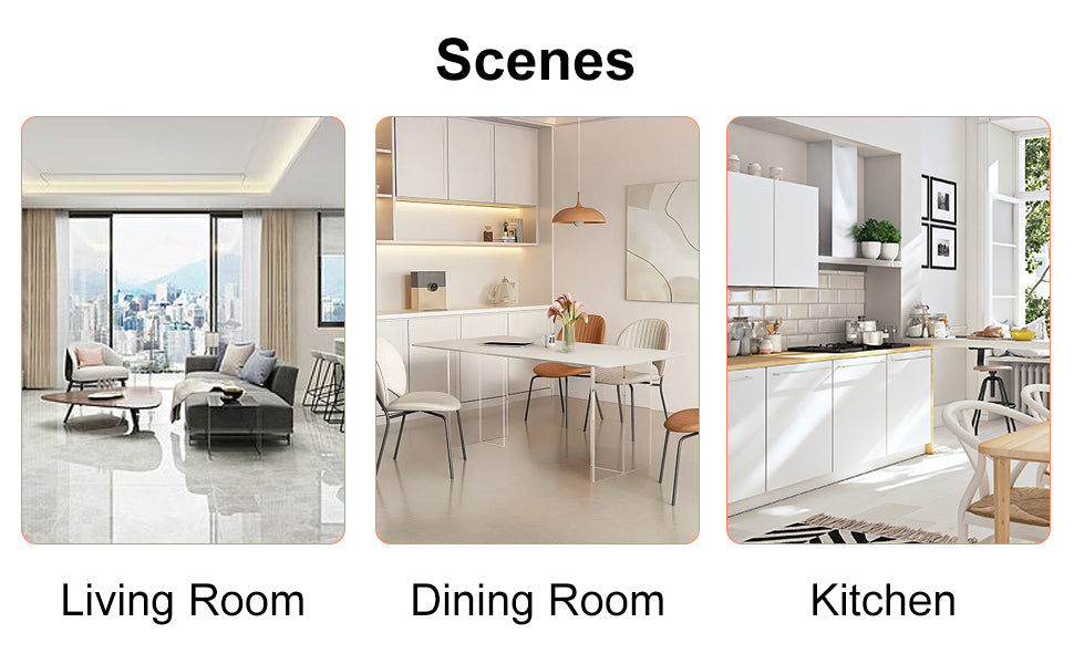 Modern Glass Dining Table Set (6-8 Chairs)