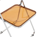 Clear Folding Chair - Space-Saving Seating