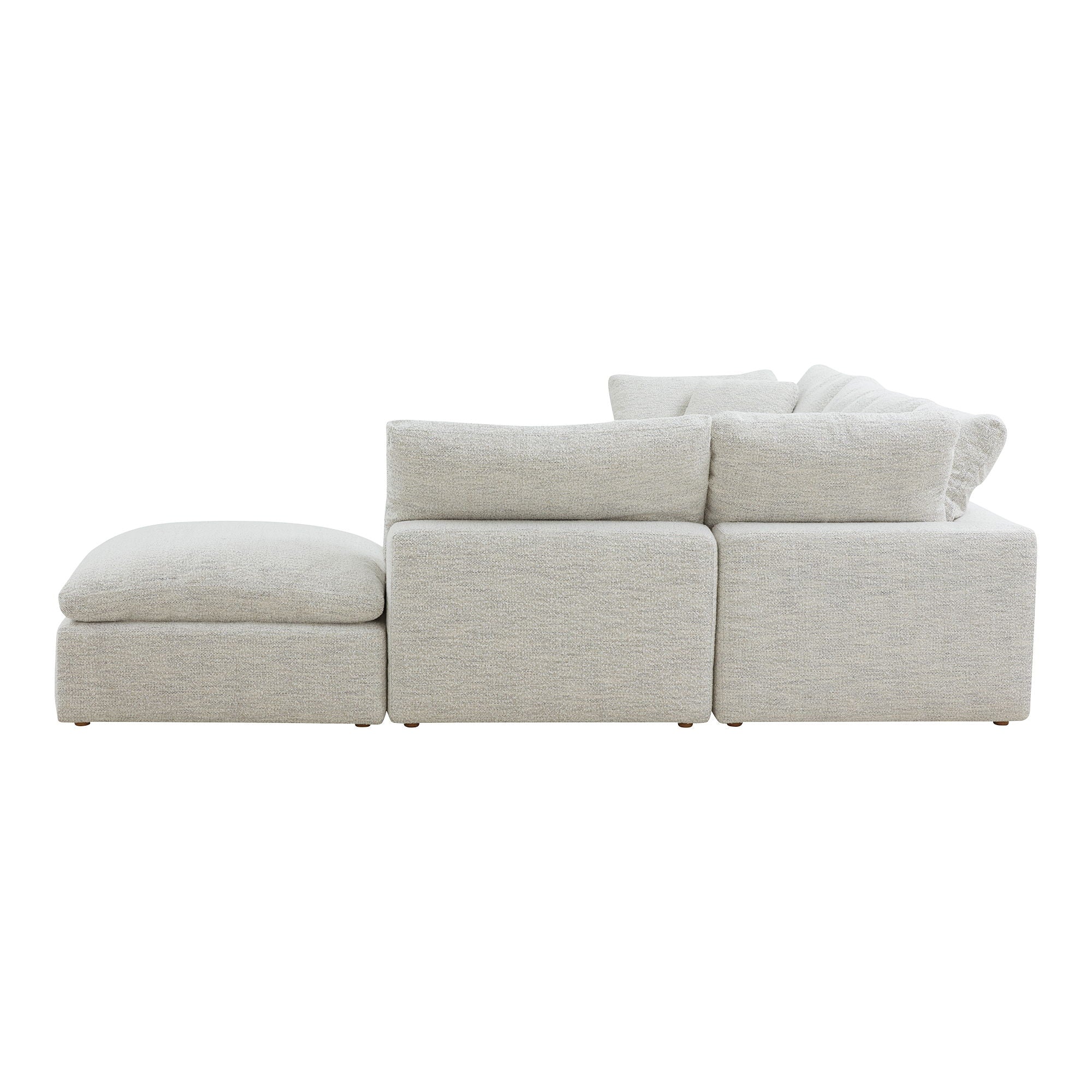 Terra Condo Modular Sectional - Beige - NeverFear™ Fabric