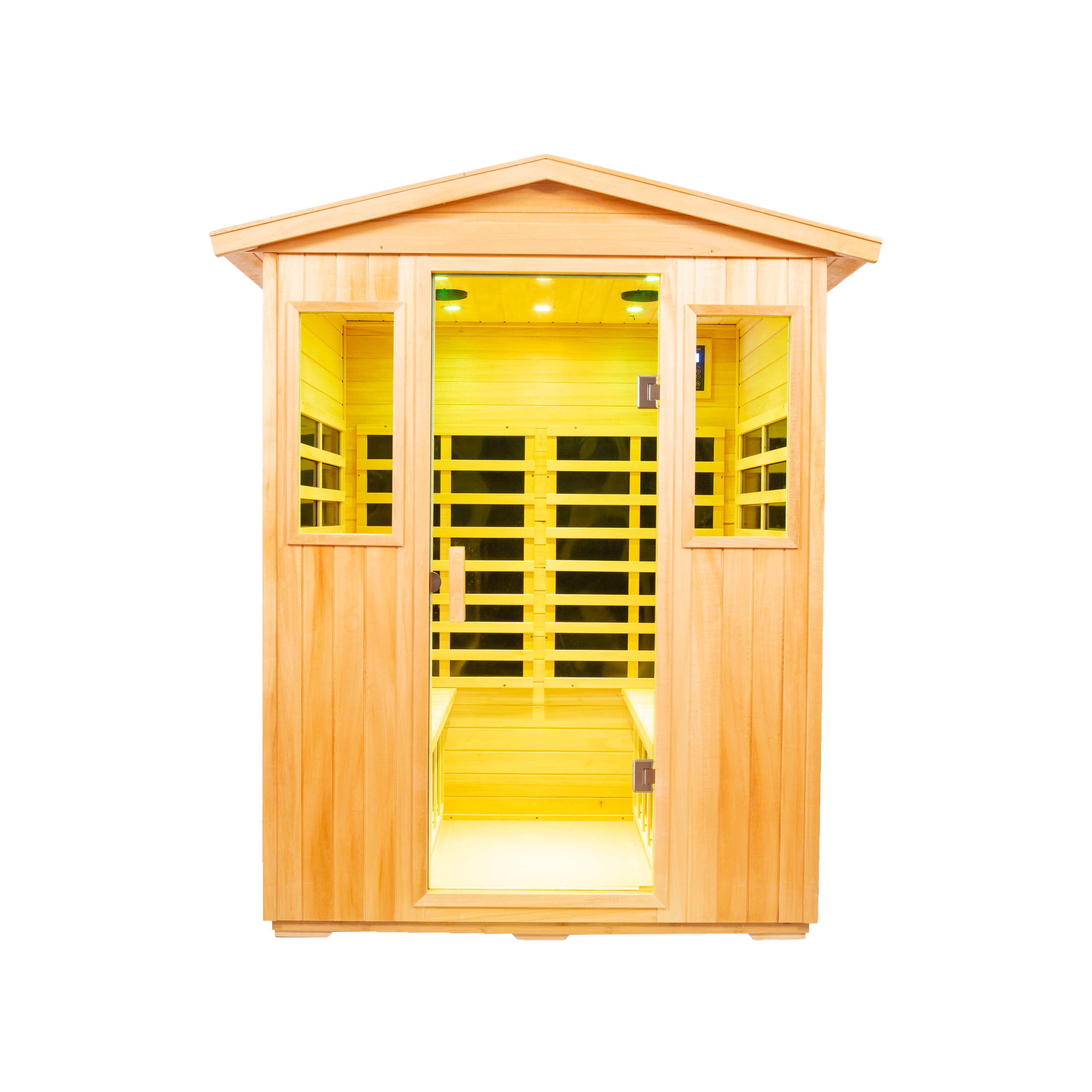 4-Person Infrared Sauna - Outdoor Basswood