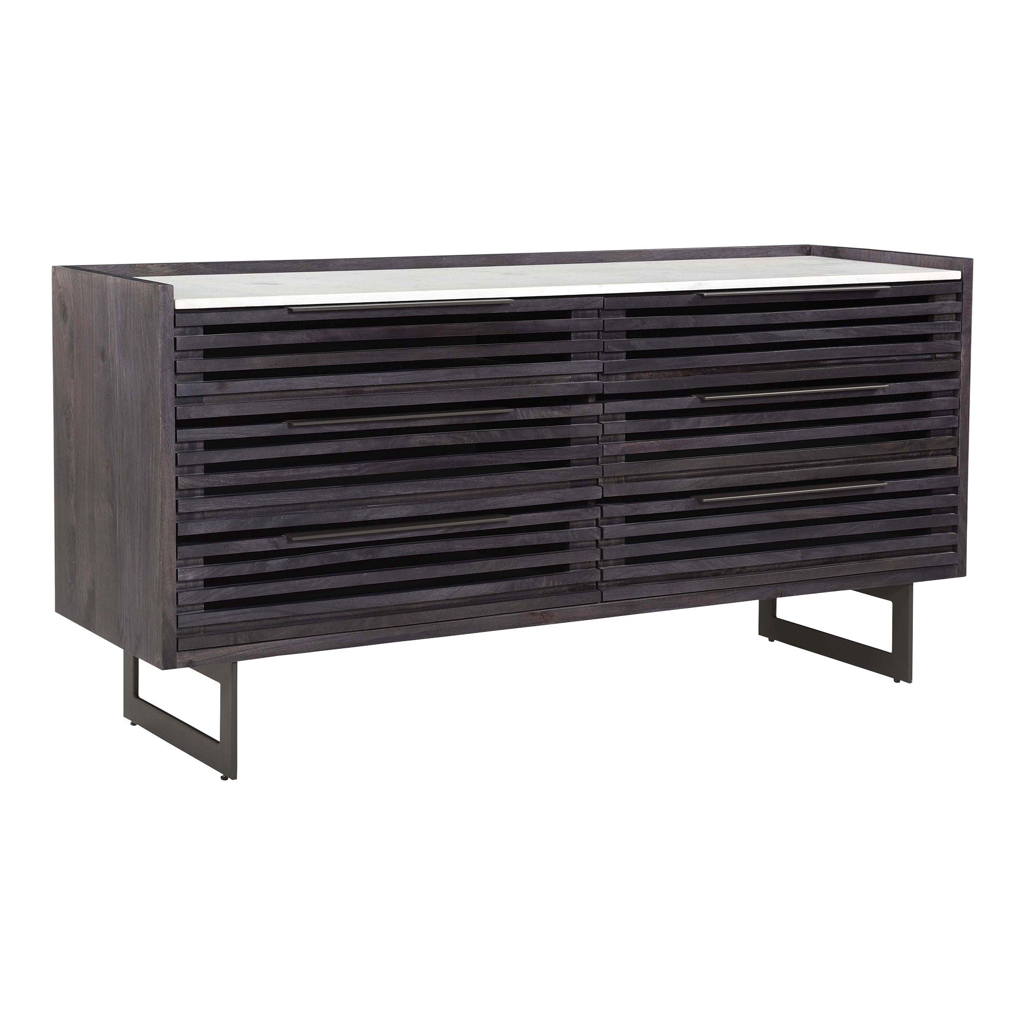 Paloma - 6 Drawer Dresser - Charcol