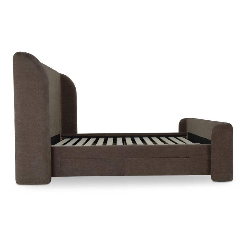 Sophia - King Bed - Brown