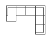 6 Pc. Left Arm Facing Corner Chaise