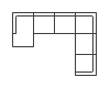 6 Pc. Left Arm Facing Corner Chaise