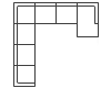 7-Piece Right Arm Facing Corner Chaise Sectional