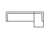 2 Pc. Right Arm Facing Corner Chaise
