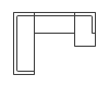 3 Pc. Right Arm Facing Corner Chaise Sectional