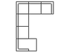 6 Pc. Left Arm Facing Corner Chaise