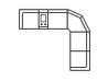 6 Pc. Power Reclining Sectional