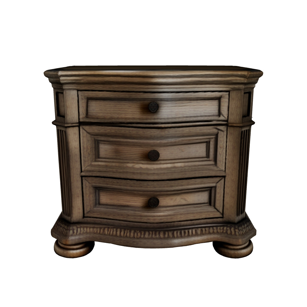Ardenfield - Light Brown - Three Drawer Night Stand