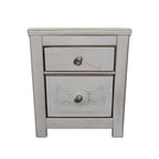 Paxberry - Whitewash - Two Drawer Night Stand