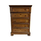 Feddinger - Medium Brown - Five Drawer Chest