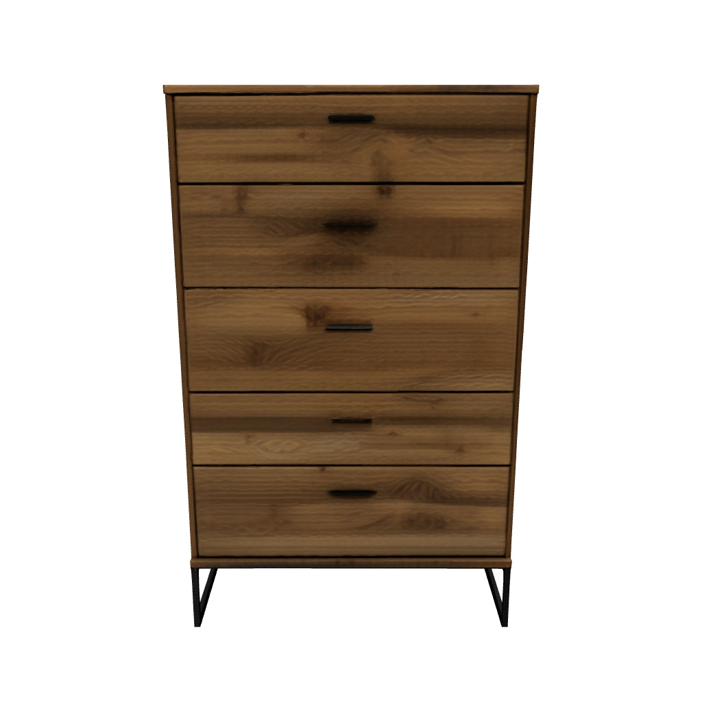 Deanlow - Honey - Five Drawer Chest