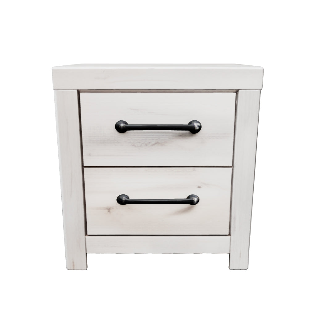 Cambeck - Whitewash - Two Drawer Night Stand