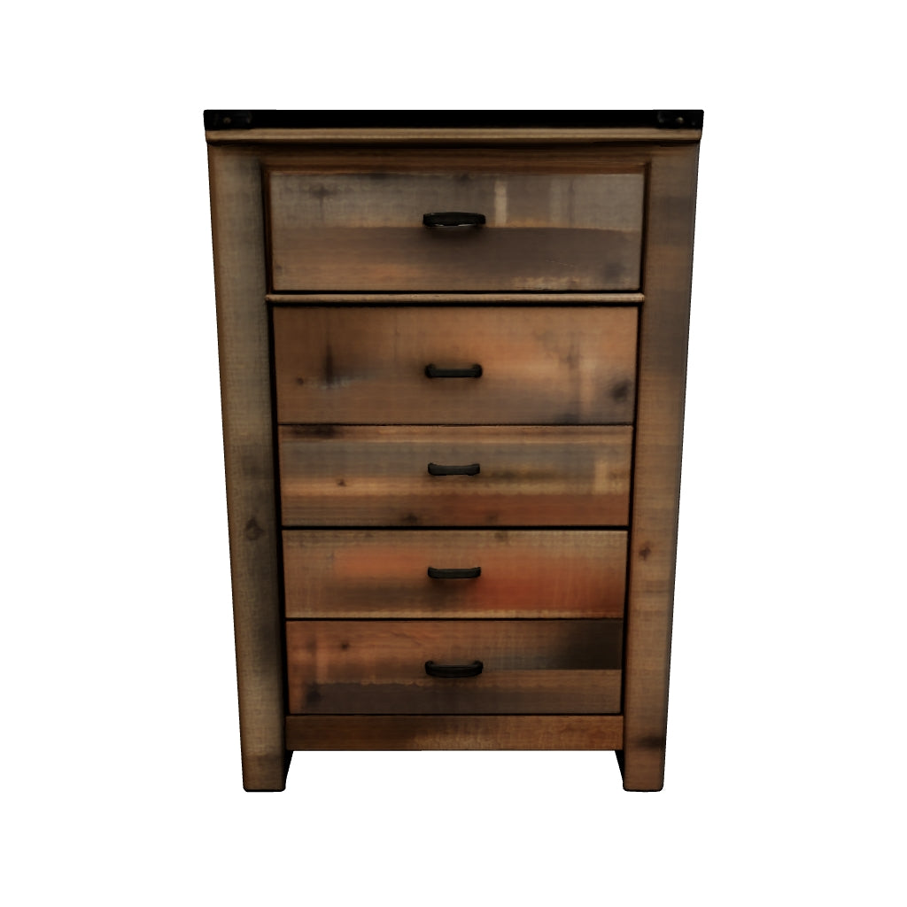 Trinell - Brown - Five Drawer Chest