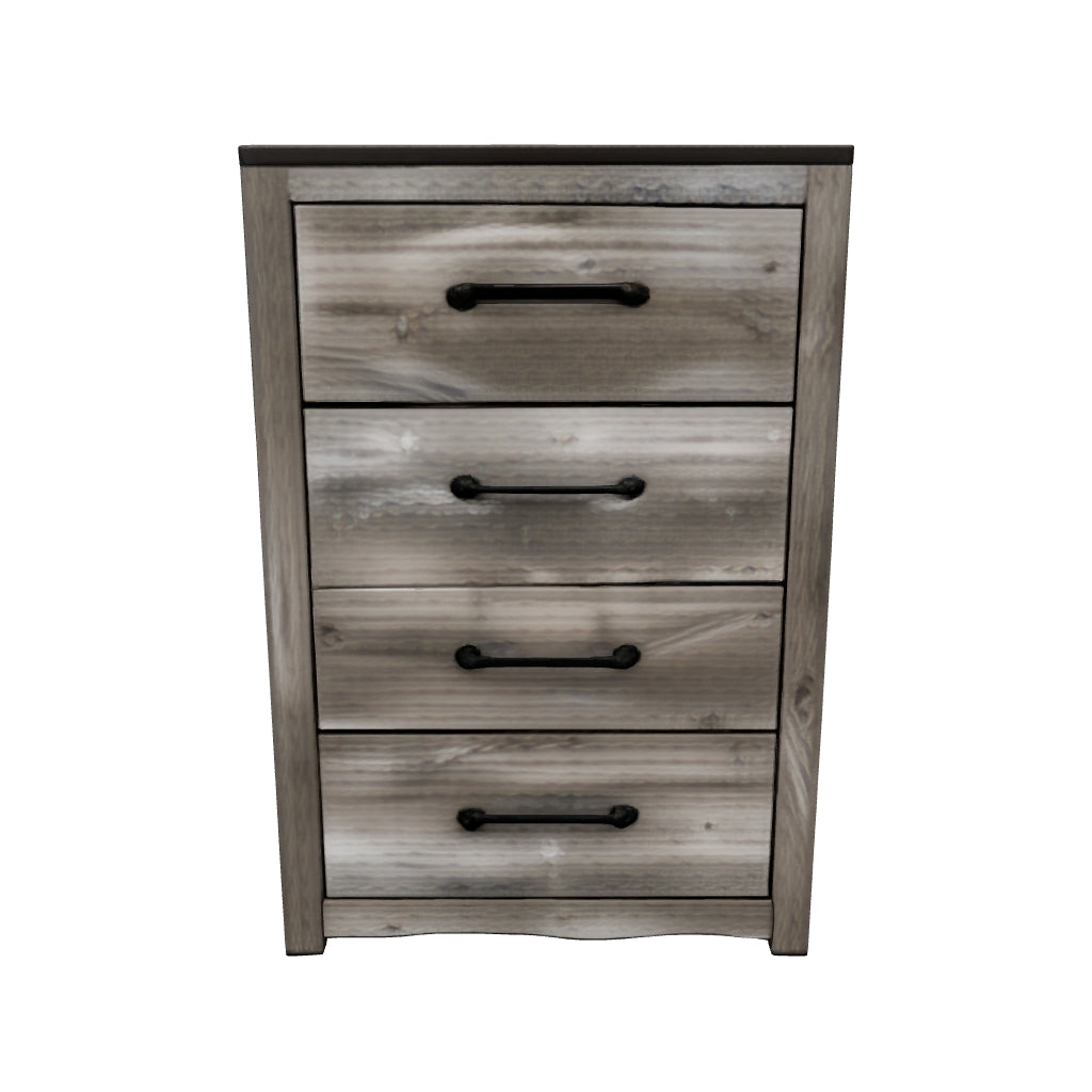 Bronyan - Dark Gray - Four Drawer Chest