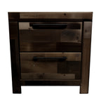 Derekson - Multi Gray - Two Drawer Night Stand