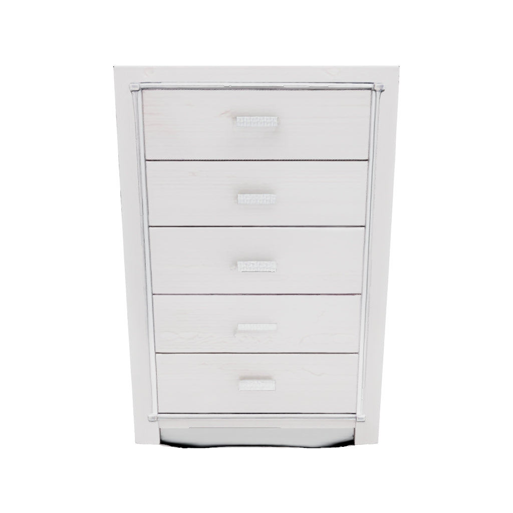 Altyra - White - Five Drawer Chest
