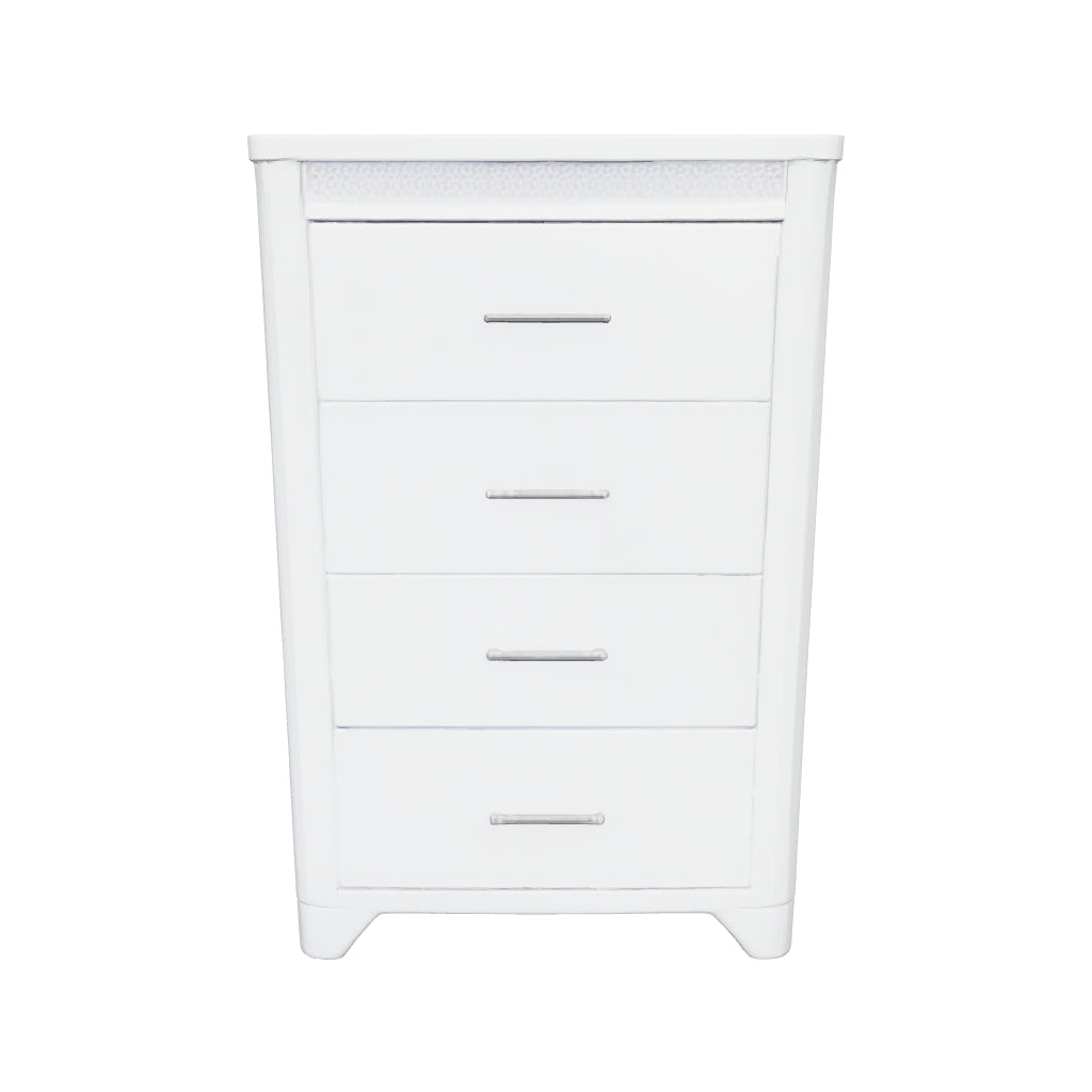 Jarlee - White - Four Drawer Chest