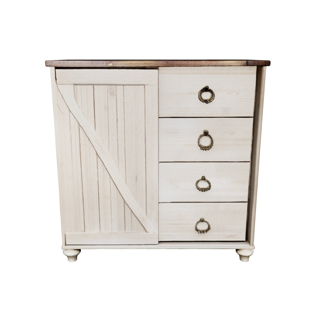 Willowton - Whitewash - Dressing Chest