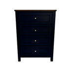 Landocken - Brown / Blue - Four Drawer Chest