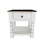 Havalance - White / Gray - Square End Table