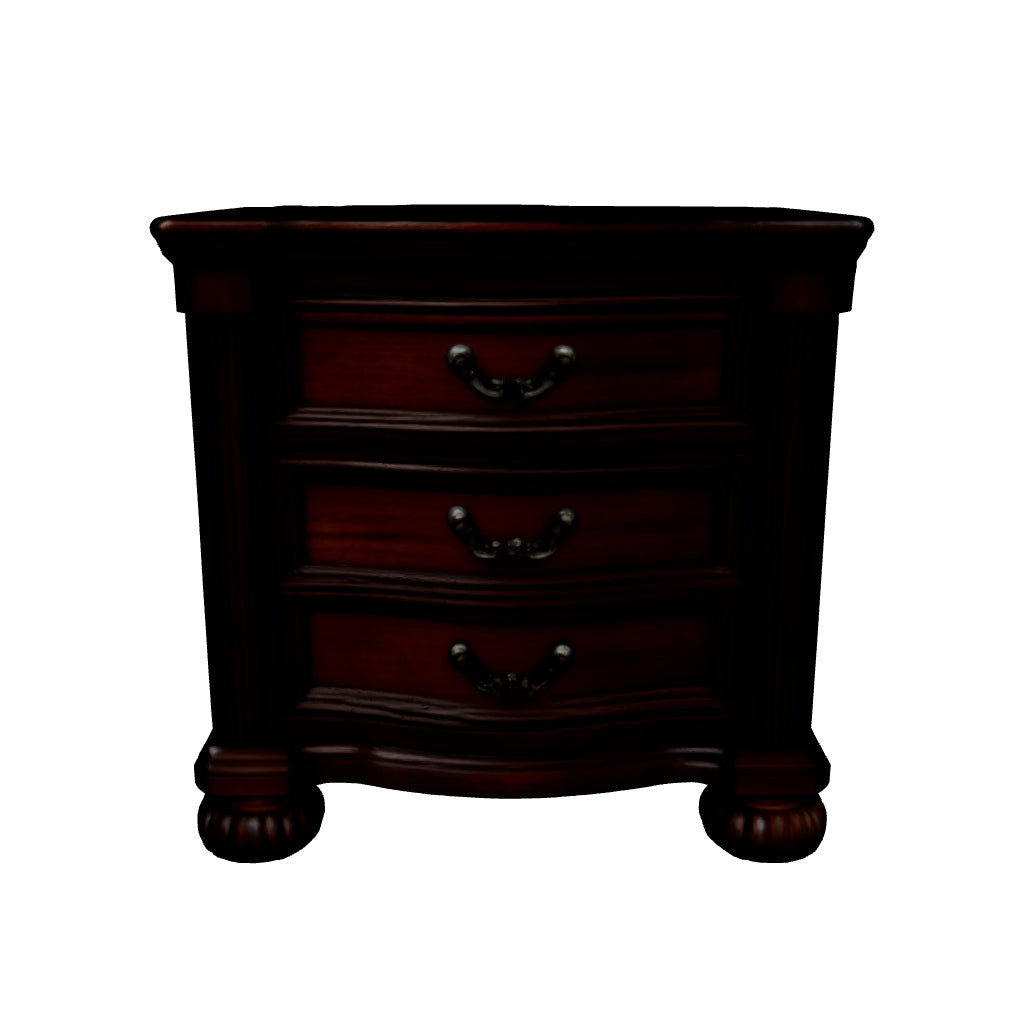 Lavinton - Brown - Three Drawer Night Stand