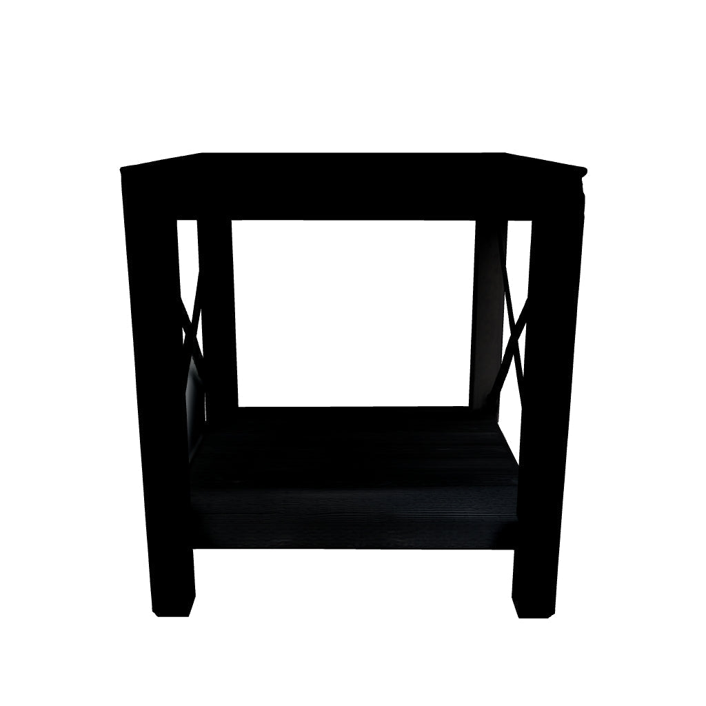Freedan - Grayish Brown - Square End Table