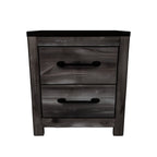 Bronyan - Dark Gray - Two Drawer Night Stand