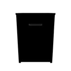 Finch - Black - One Drawer Night Stand
