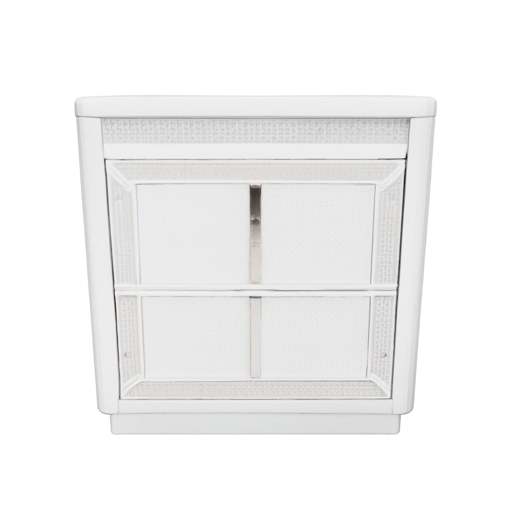 Chalanna - White - Two Drawer Night Stand
