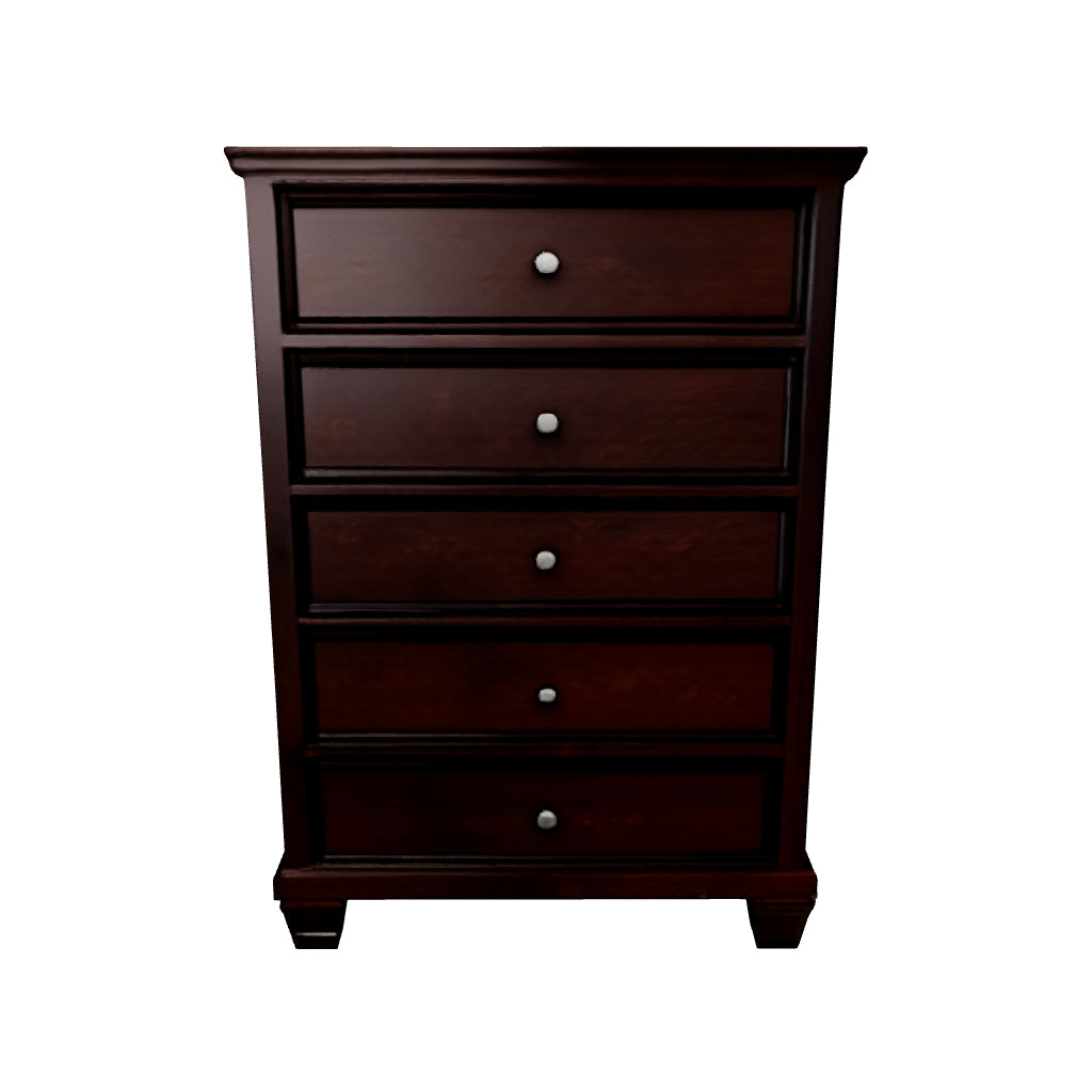 Danabrin - Brown - Five Drawer Chest